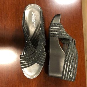 Lucky Brand mesh wedges